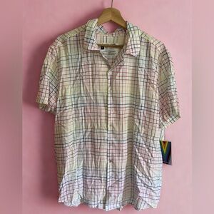 NWT Rainbow Grid Pride Shirt